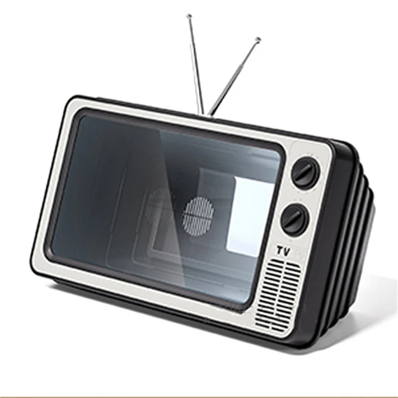 Retro Mini TV™ – Telefoon Schermvergroter met HD Beeld & Retro Design