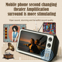 Retro Mini TV™ – Telefoon Schermvergroter met HD Beeld & Retro Design